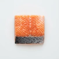 Salmon fillets, skin-on