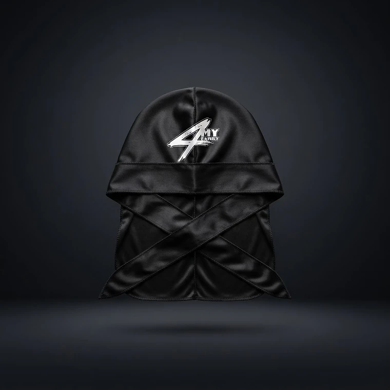4MyFamily Durag in Black
