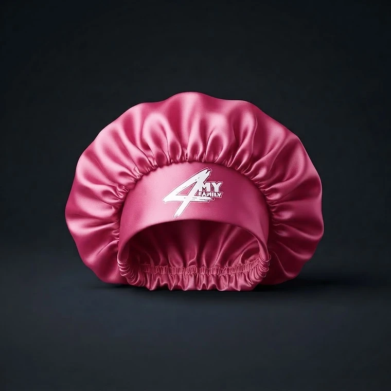 4MyFamily Hair Bonnet in Pink