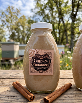 Organic Cinnamon Whipped Honey