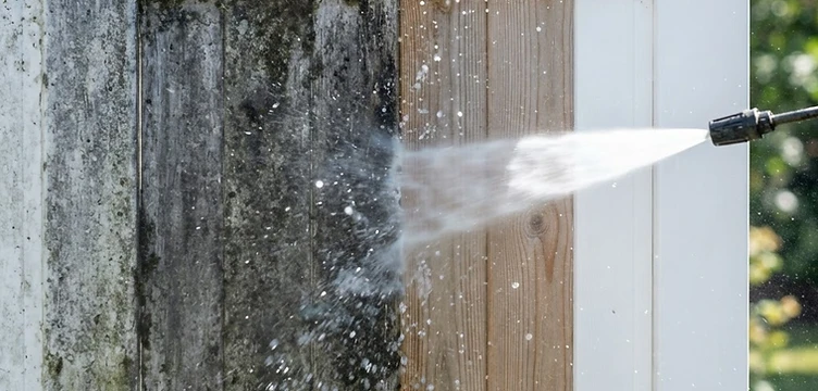 Fence Cleaning result
