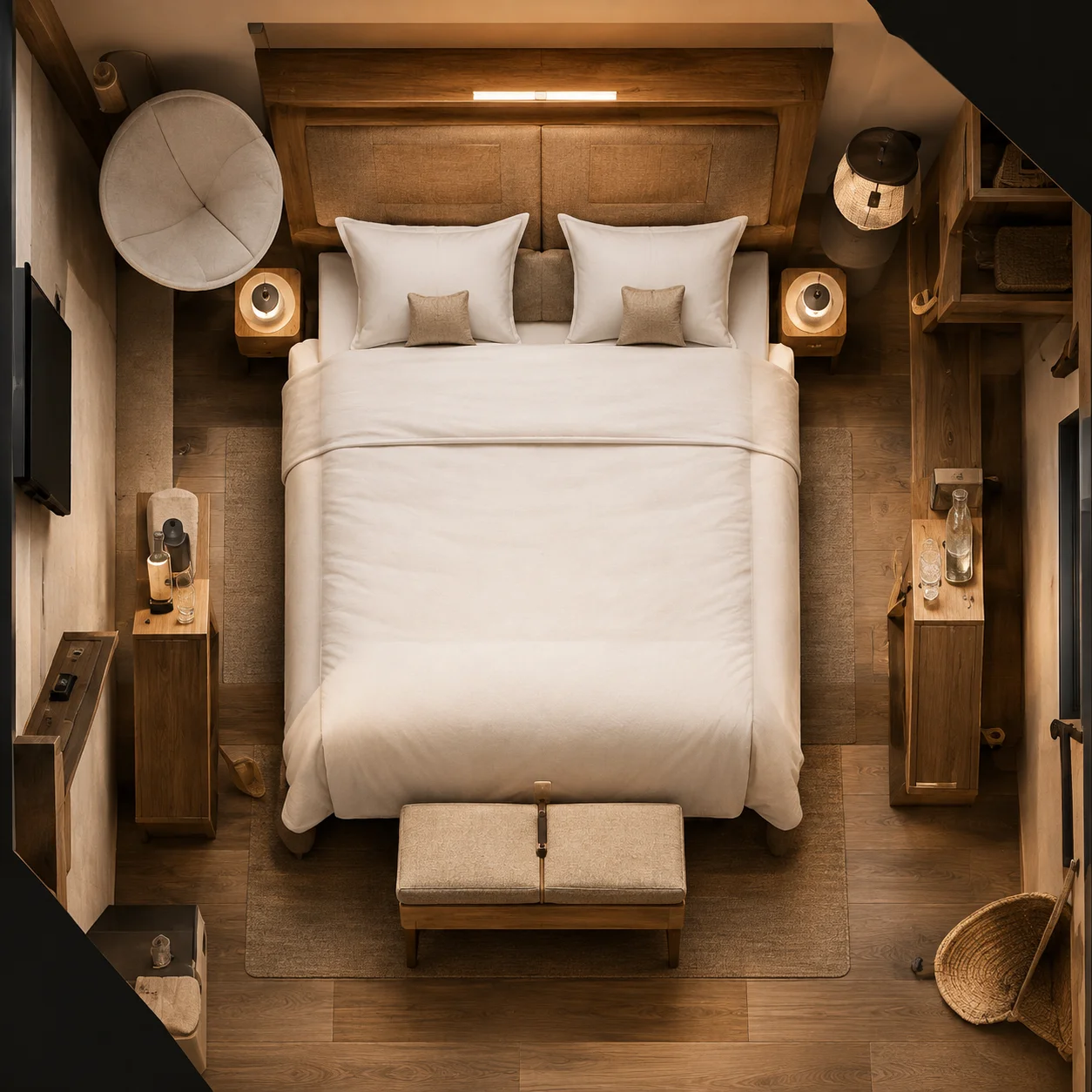 Current room — top view