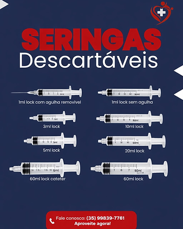 Seringas descartáveis