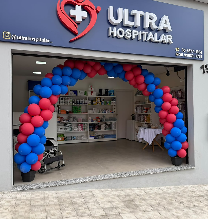 Loja Ultra Hospitalar em Varginha — produtos hospitalares, ortopédicos e de biossegurança no sul de Minas Gerais