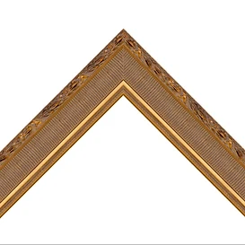 Foliate & Corduroy Bronze — Profile corner