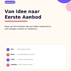 Van Idee naar Eerste Aanbod — voorbeeldpagina 4
