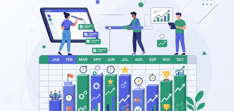 Jaarplanning maken in Excel: zo bouw je een planning voor heel het jaar