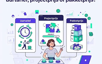 Prijs bepalen als freelancer: uurtarief, projectprijs of pakketprijs?