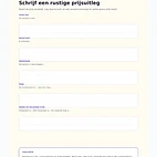 Prijsplanner voor Freelancers — voorbeeldpagina 4
