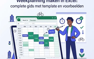 Weekplanning maken in Excel: complete gids met template en voorbeelden