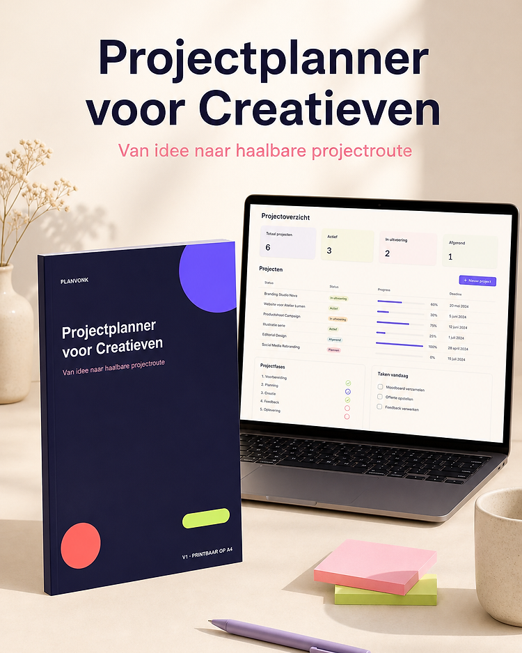 Projectplanner voor Creatieven — coverafbeelding
