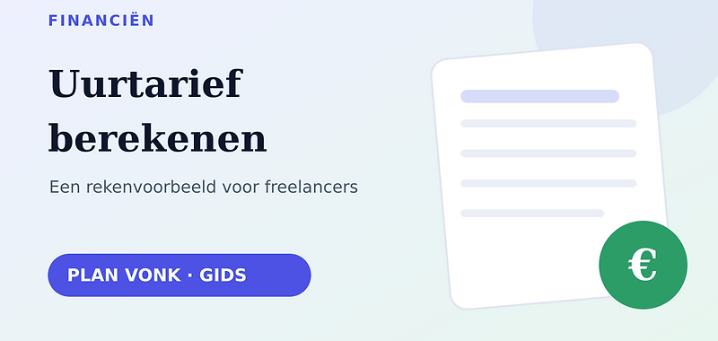 Uurtarief berekenen als freelancer: een voorbeeld met declarabele uren