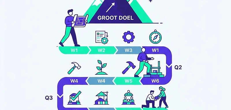 Kwartaaldoelen stellen: van groot doel naar 12 weken concrete actie