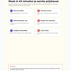 Prijsplanner voor Freelancers — voorbeeldpagina 1