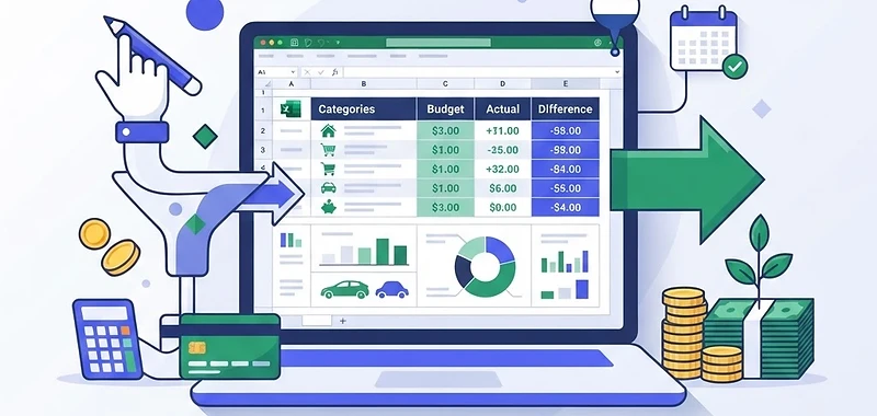 Budgetplanner Excel gratis: zo maak je zelf een gratis budgetplanner in Excel