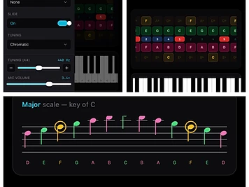 Harmonica Tool — scale visualization and settings panel