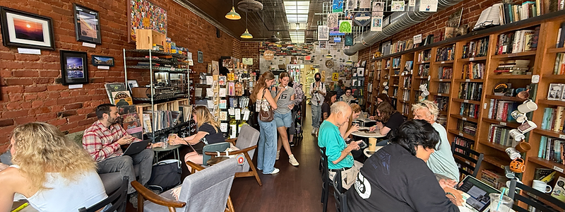 Inside Abi's Books & Brews