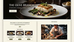 The Olive Branch website homepage