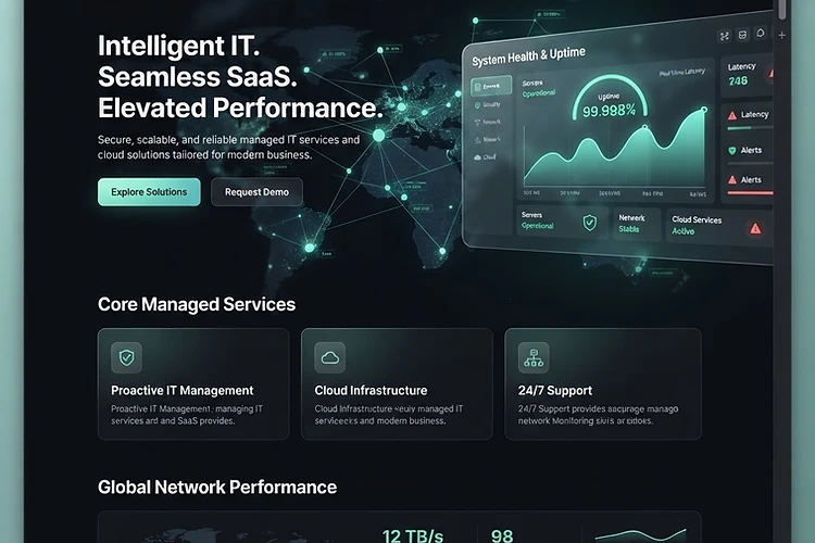 IT & SaaS website design for Northline Systems