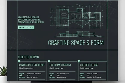 Architecture website design