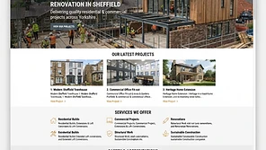 Bridgewater Build Group website homepage