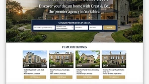 Crest & Co. Property website homepage