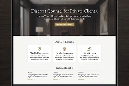 Legal website design