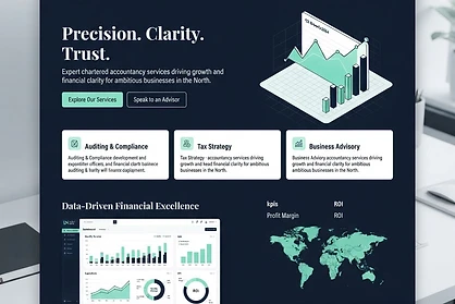 Accounting website design