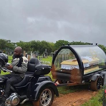 Trike Hearse — Cemetery Service