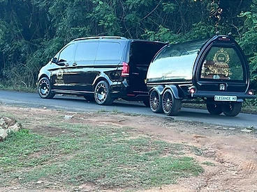 V-Class & Glass Hearse — Golden Hour