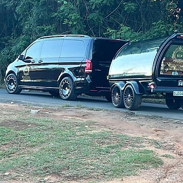 V-Class & Glass Hearse — Golden Hour