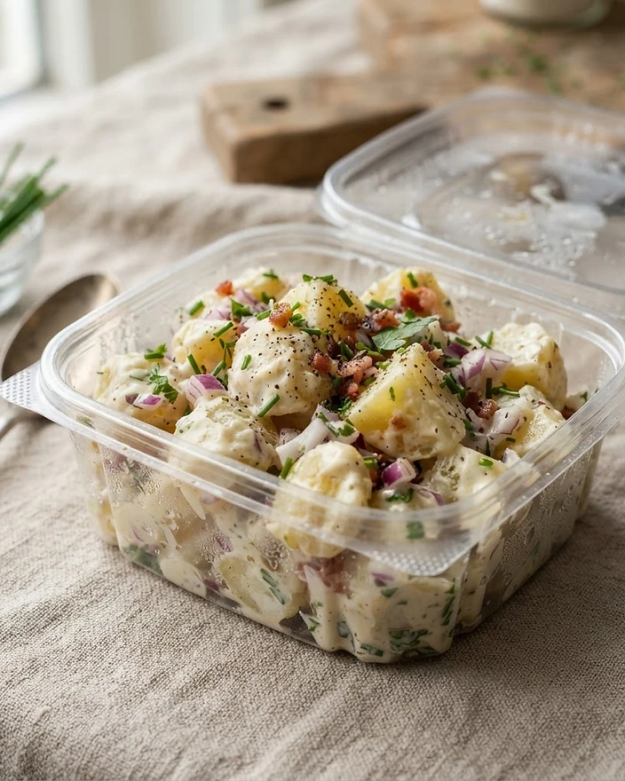 Knoflook aardappelsalade