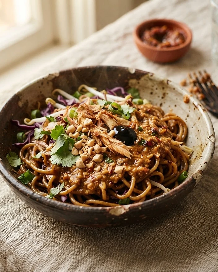 Bami met satesaus