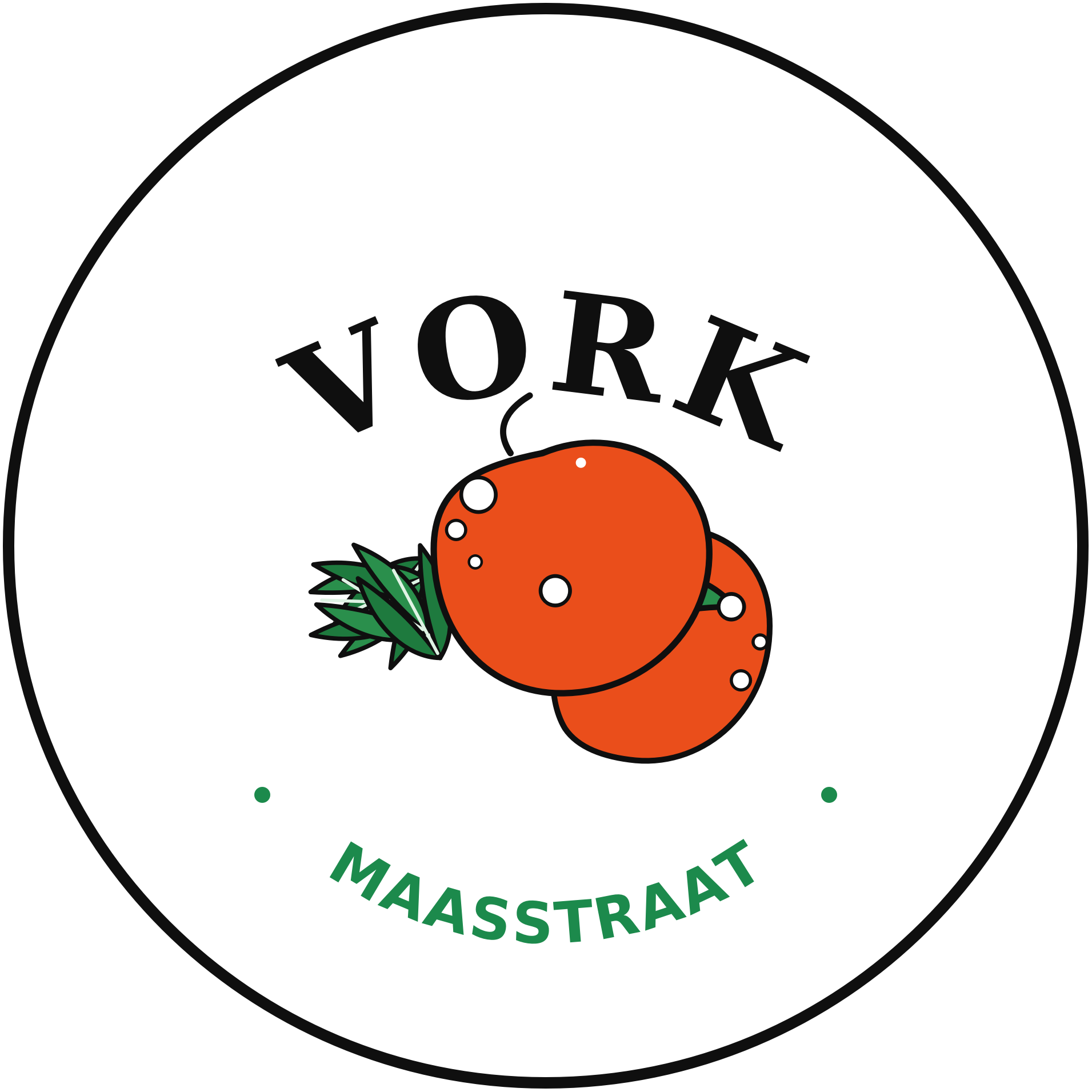 Vork Maasstraat logo