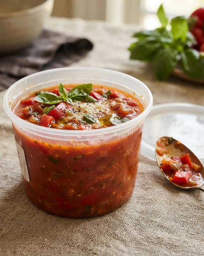 Paprika-pomodori soep
