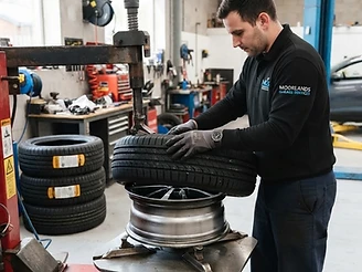 Tyres at Moorlands Garage