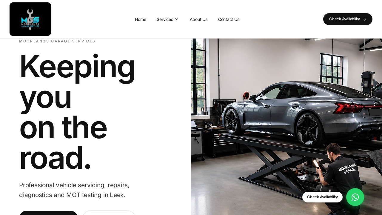 Tesla Inspired Garage Website template preview