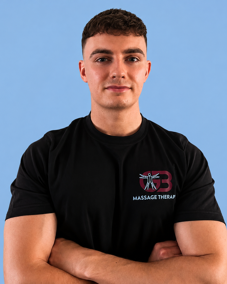 George, massage therapist and owner of GB Massage Therapy in Fort Dunlop, Birmingham