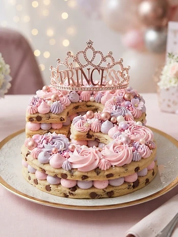 Princess Cookie Cake — custom order