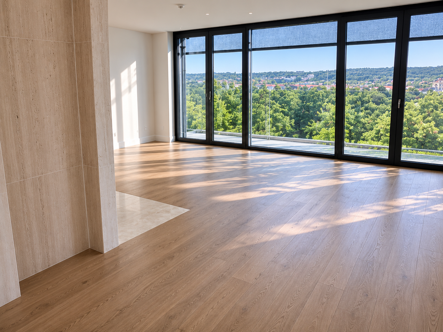 Raum der Penthouse-Wohnung