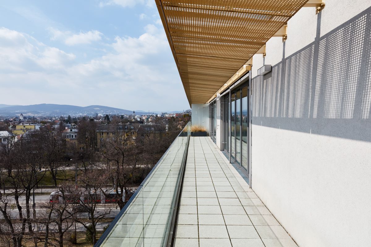Terrasse der Penthouse-Wohnung