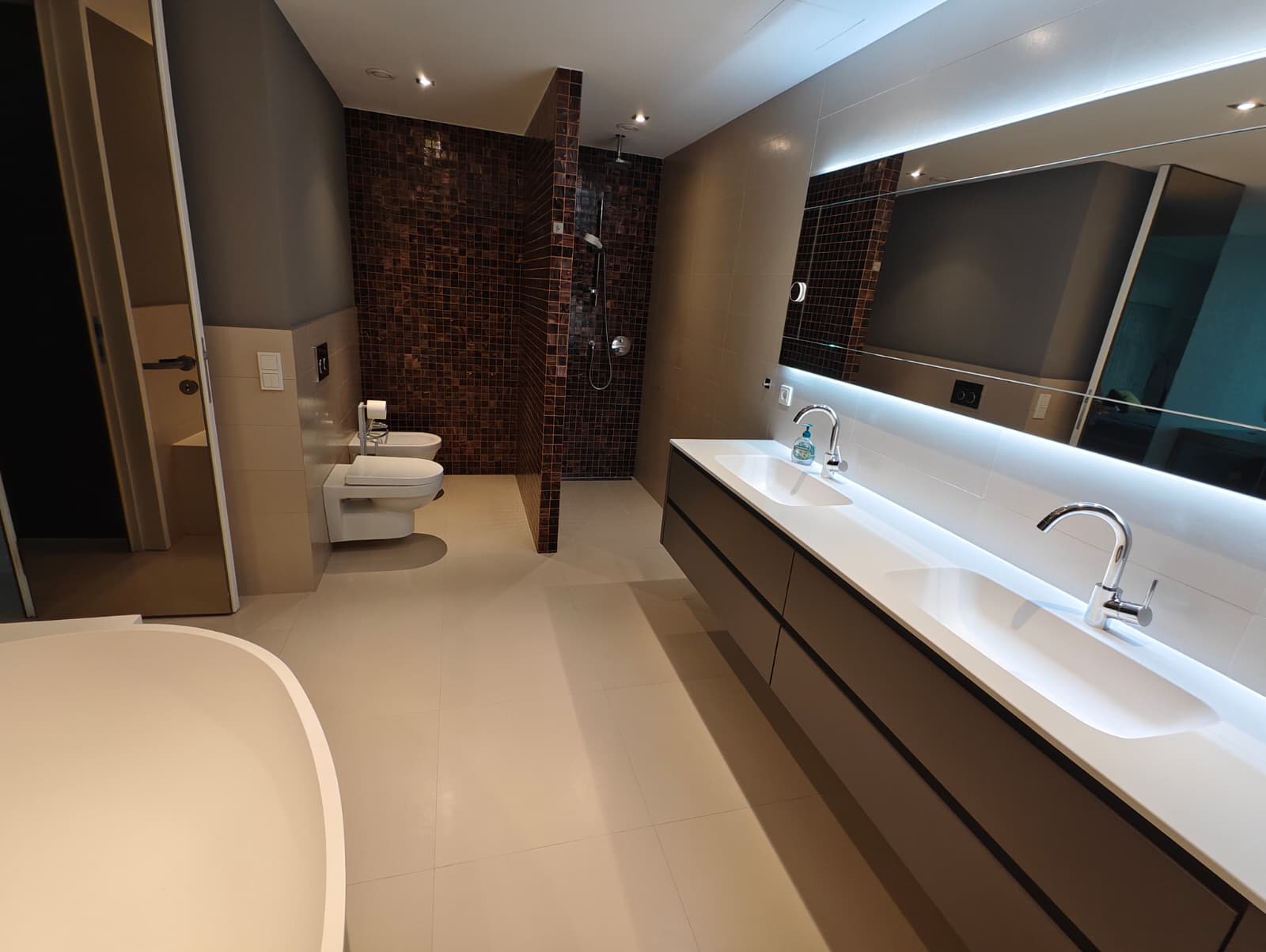Innenansicht der Penthouse-Wohnung