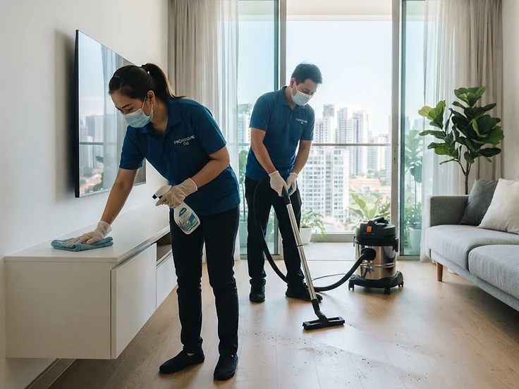 Post-renovation deep cleaning