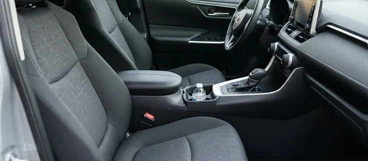 A freshly cleaned car interior