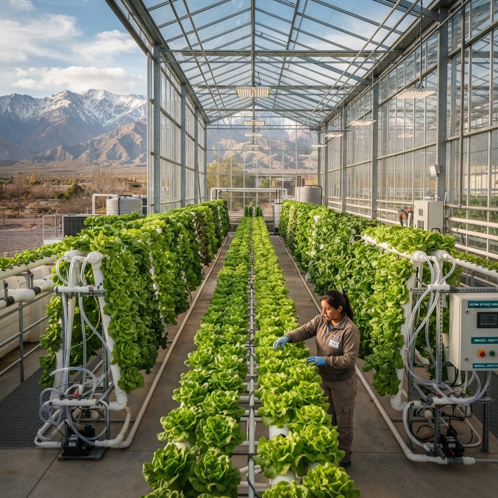Nuevo clúster de hidroponía que redefine la agricultura provincial