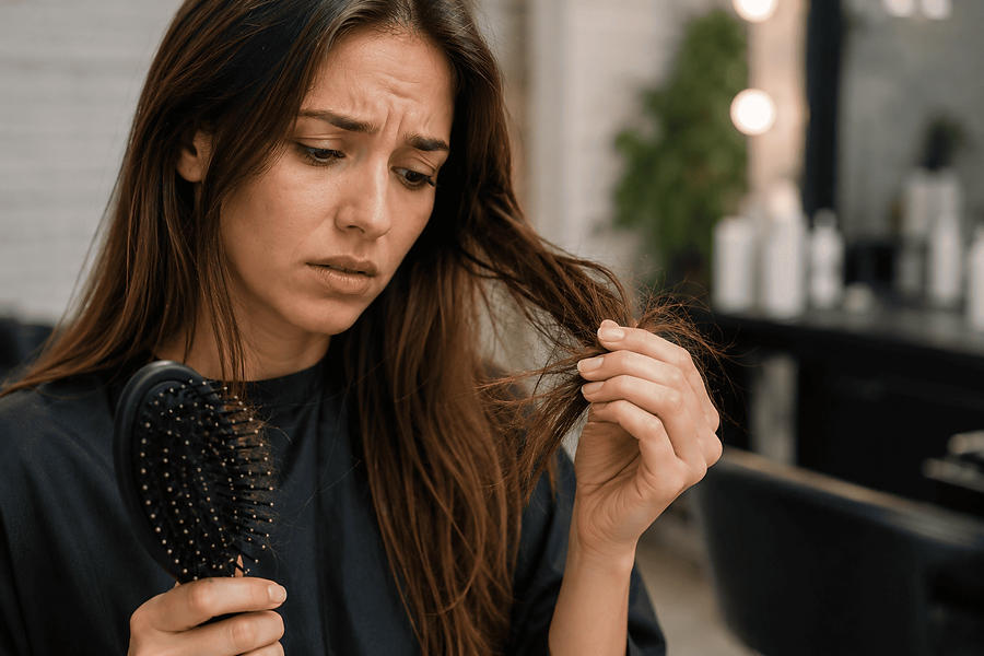 Es normal que el cabello se caiga Zoe salon de belleza guatemala