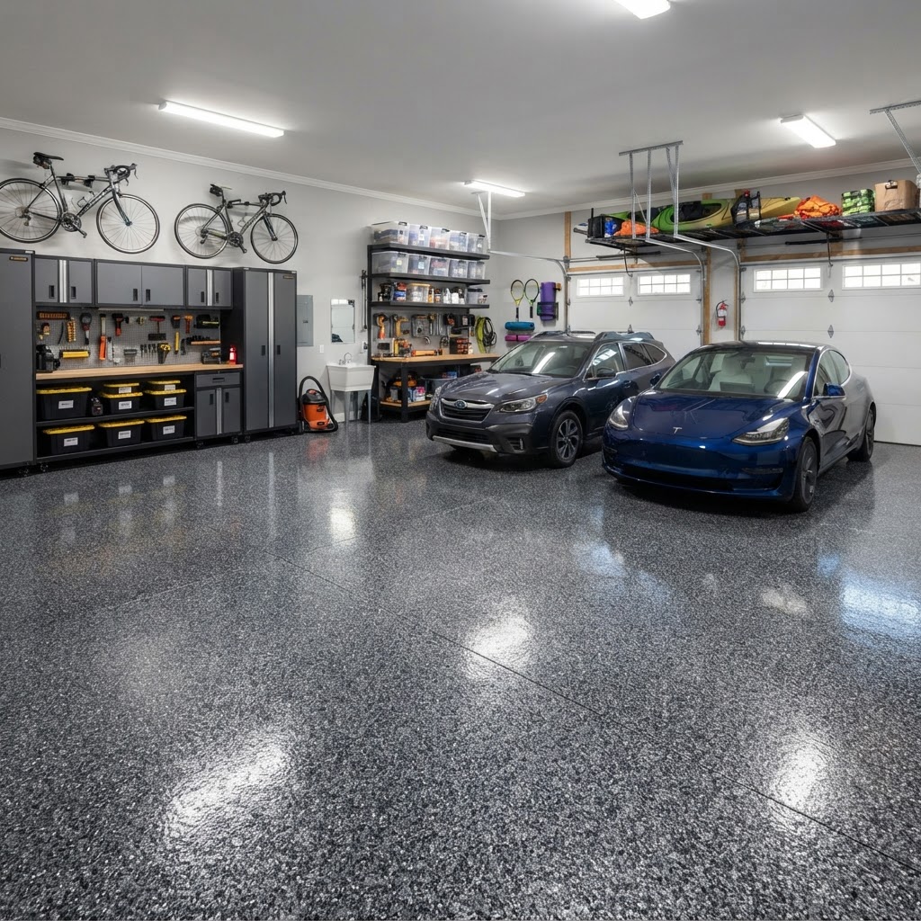 Millbrook Garage Epoxy Floor