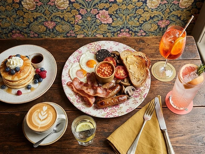 All-day Lounge food spread