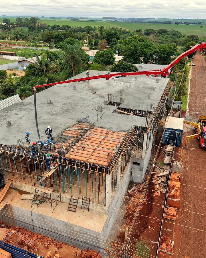 Bombeo de hormigón Full Concretos S.A. — Alto Paraná, Paraguay
