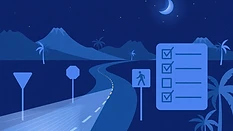 Manejar de noche: reglas y consejos que salen en el teórico